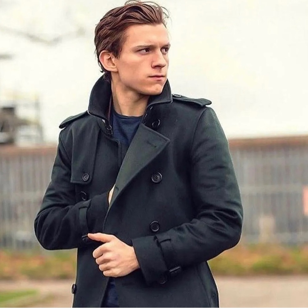 Vintage Burberry men’s blue trench coat - IT 50/M